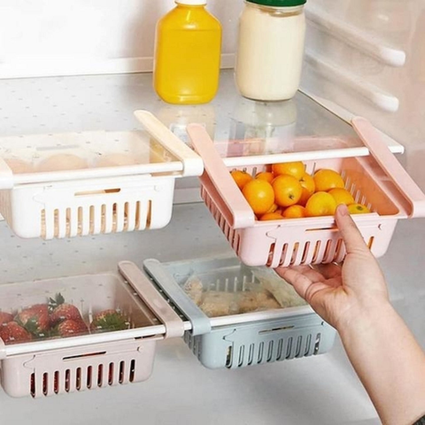 ORGANIZADOR DE NEVERA EXPANDIBLE - ¡COMPRA 1 Y LLEVA 3! - ENVÍO GRATIS 🇨🇴