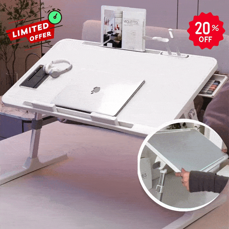 MESA PLEGABLE PARA COMPUTADOR – COMODIDAD Y FUNCIONALIDAD – ENVÍO GRATIS 🇨🇴