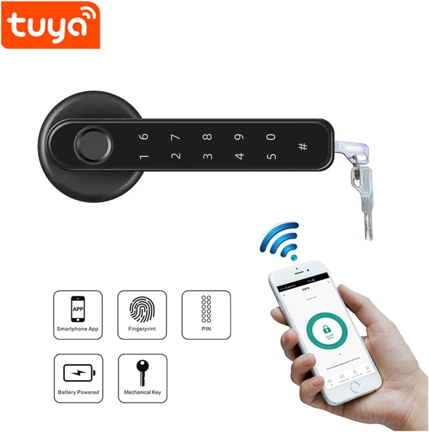 CERRADURA INTELIGENTE – LA SEGURIDAD DE TU HOGAR EN TUS MANOS – ENVÍO GRATIS 🇨🇴