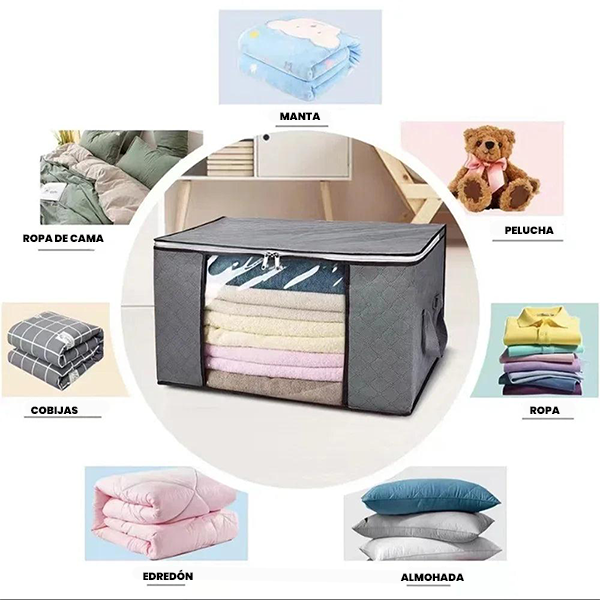 ORGANIZADOR PLEGABLE PARA COBIJAS Y CUBRELECHOS - ENVÍO GRATIS 🇨🇴
