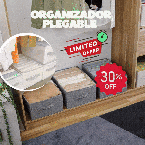 ORGANIZADOR DE ROPA - ¡COMPRA 1 Y LLEVA 3! - ENVÍO GRATIS 🇨🇴