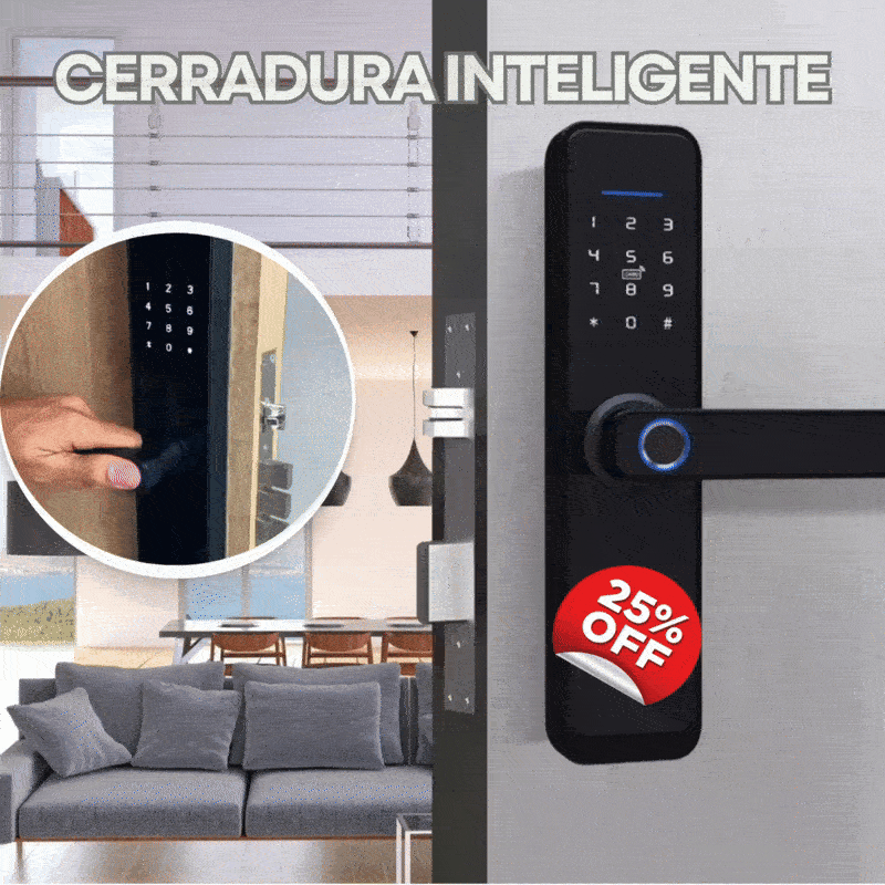 CERRADURA INTELIGENTE – LA SEGURIDAD DE TU HOGAR EN TUS MANOS – ENVÍO GRATIS 🇨🇴