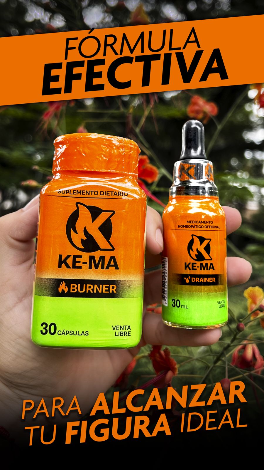 COMBO KE-MA QUEMADOR + DRENADOR NATURAL – TRANSFORMA TU CUERPO DE FORMA SEGURA – ENVÍO GRATIS 🇨🇴