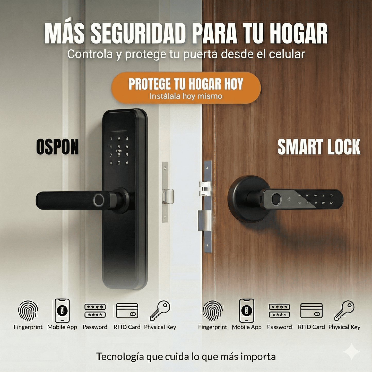CERRADURA INTELIGENTE – LA SEGURIDAD DE TU HOGAR EN TUS MANOS – ENVÍO GRATIS 🇨🇴