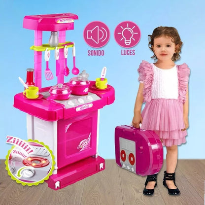 COCINA INFANTIL CON LUCES Y SONIDOS - ÚLTIMAS UNIDADES DISPONIBLES - ENVÍO GRATIS 🇨🇴