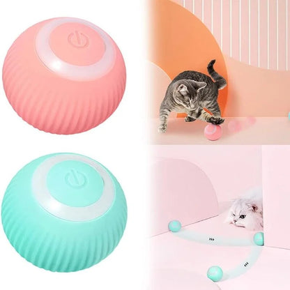 PELOTA INTERACTIVA CON MOVIMIENTO AUTOMÁTICO PARA GATOS Y PERROS - ENVÍO GRATIS 🇨🇴