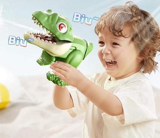 MINI PISTOLA DE AGUA DINOSAURIO – ¡DIVERSIÓN ASEGURADA PARA TUS PEQUEÑOS! - ENVÍO GRATIS 🇨🇴