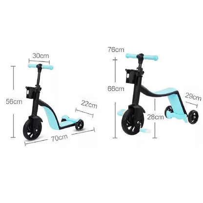 TRICICLO 3 EN 1: MONOPATÍN, BICI Y TRICICLO EN UN SOLO JUGUETE – ENVÍO GRATIS 🇨🇴