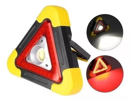 TRIÁNGULO DE SEGURIDAD LED PARA CARRETERA – ENVÍO GRATIS 🇨🇴