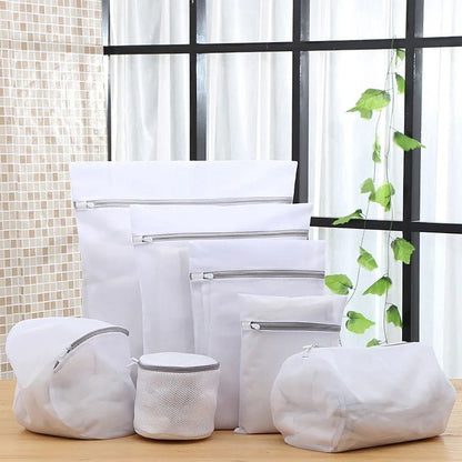 SET X8 BOLSAS DE MALLA PARA LAVAR ROPA – PROTEGE TU ROPA DELICADA 🇨🇴
