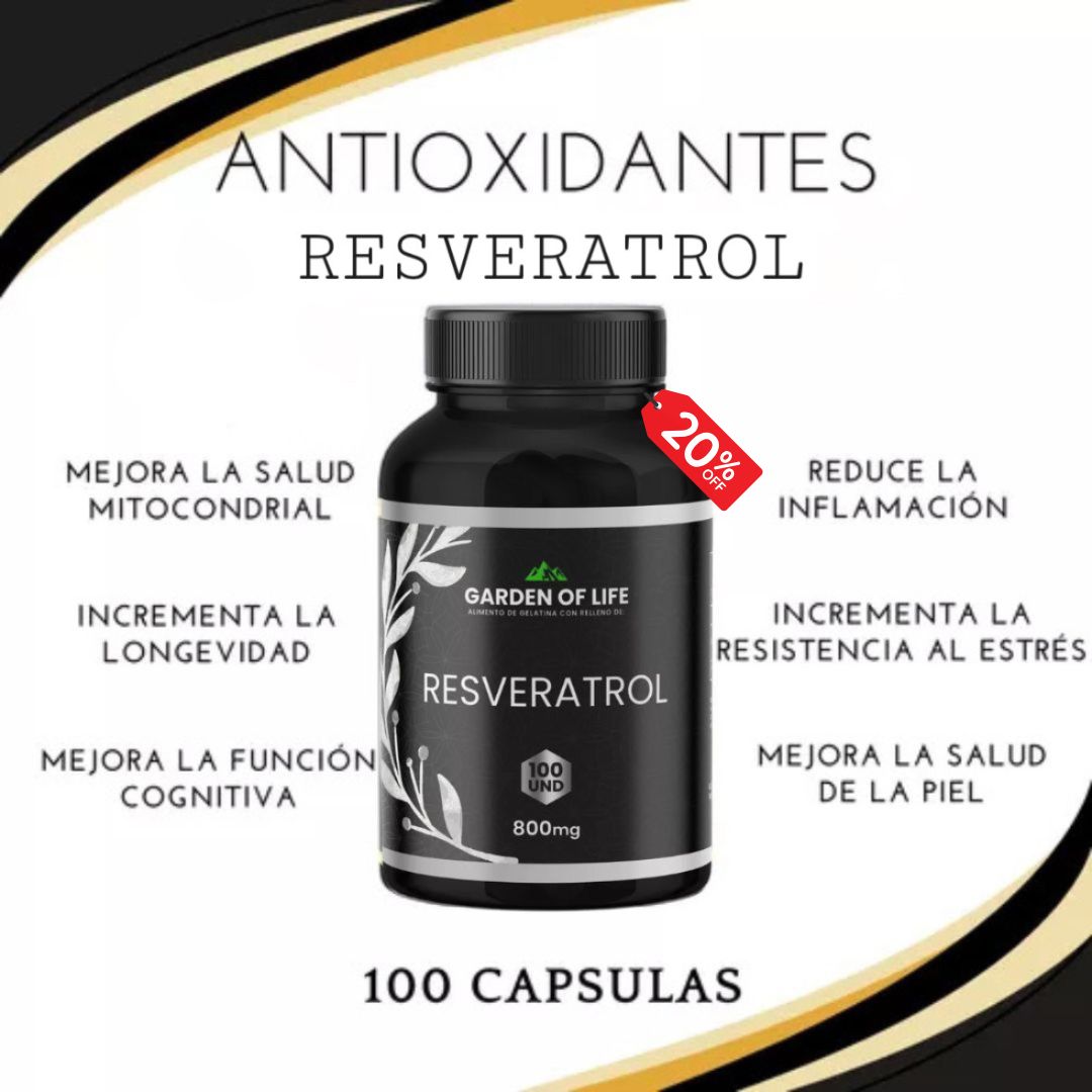 RESVERATROL – EL SECRETO ANTI-EDAD QUE REVITALIZA TU JUVENTUD – ENVÍO GRATIS 🇨🇴