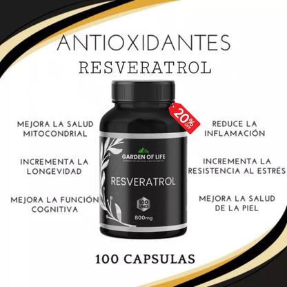 RESVERATROL – EL SECRETO ANTI-EDAD QUE REVITALIZA TU JUVENTUD – ENVÍO GRATIS 🇨🇴