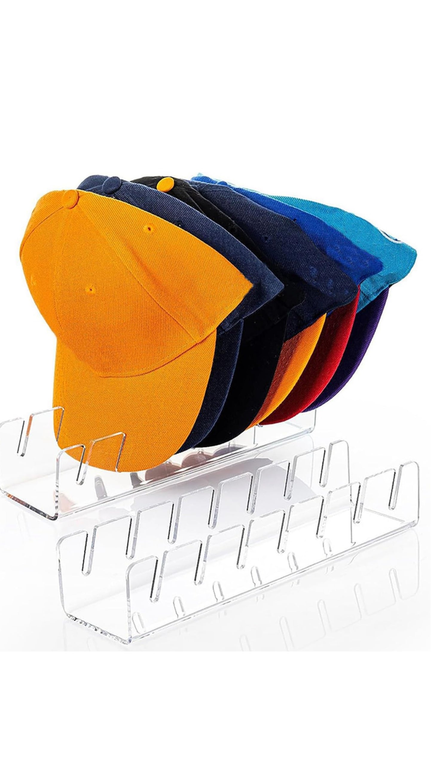 ORGANIZADOR ACRÍLICO DE GORRAS (2 UNIDADES) - ENVÍO GRATIS 🇨🇴