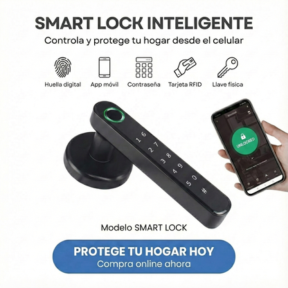 CERRADURA INTELIGENTE – LA SEGURIDAD DE TU HOGAR EN TUS MANOS – ENVÍO GRATIS 🇨🇴