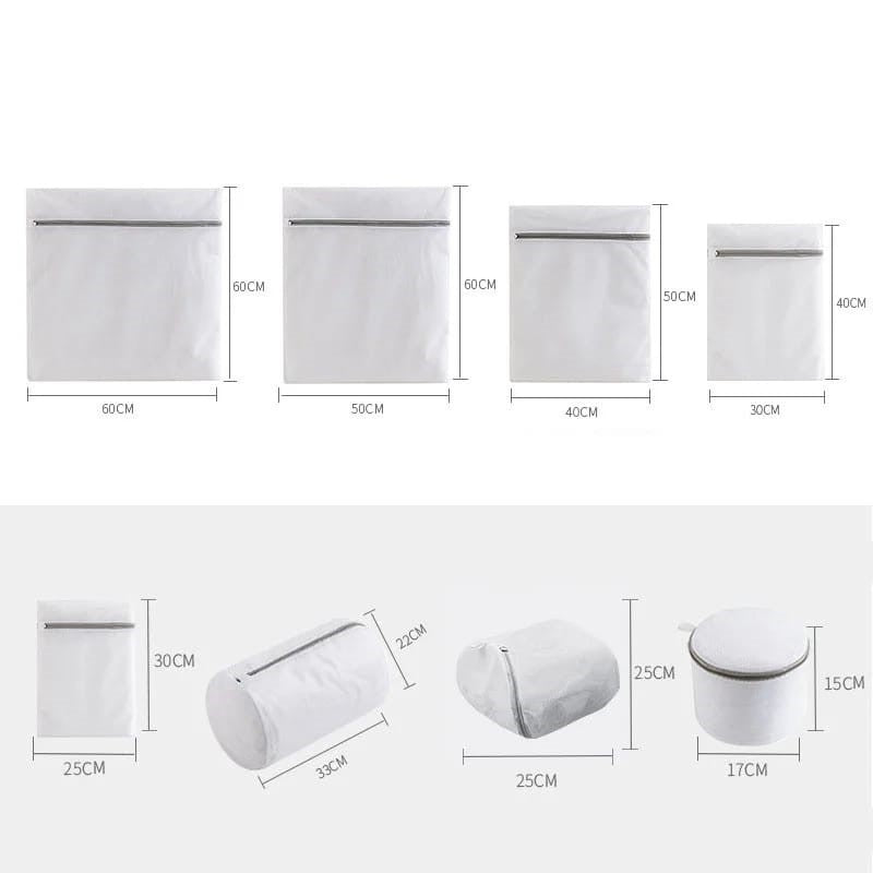 SET X8 BOLSAS DE MALLA PARA LAVAR ROPA – PROTEGE TU ROPA DELICADA 🇨🇴