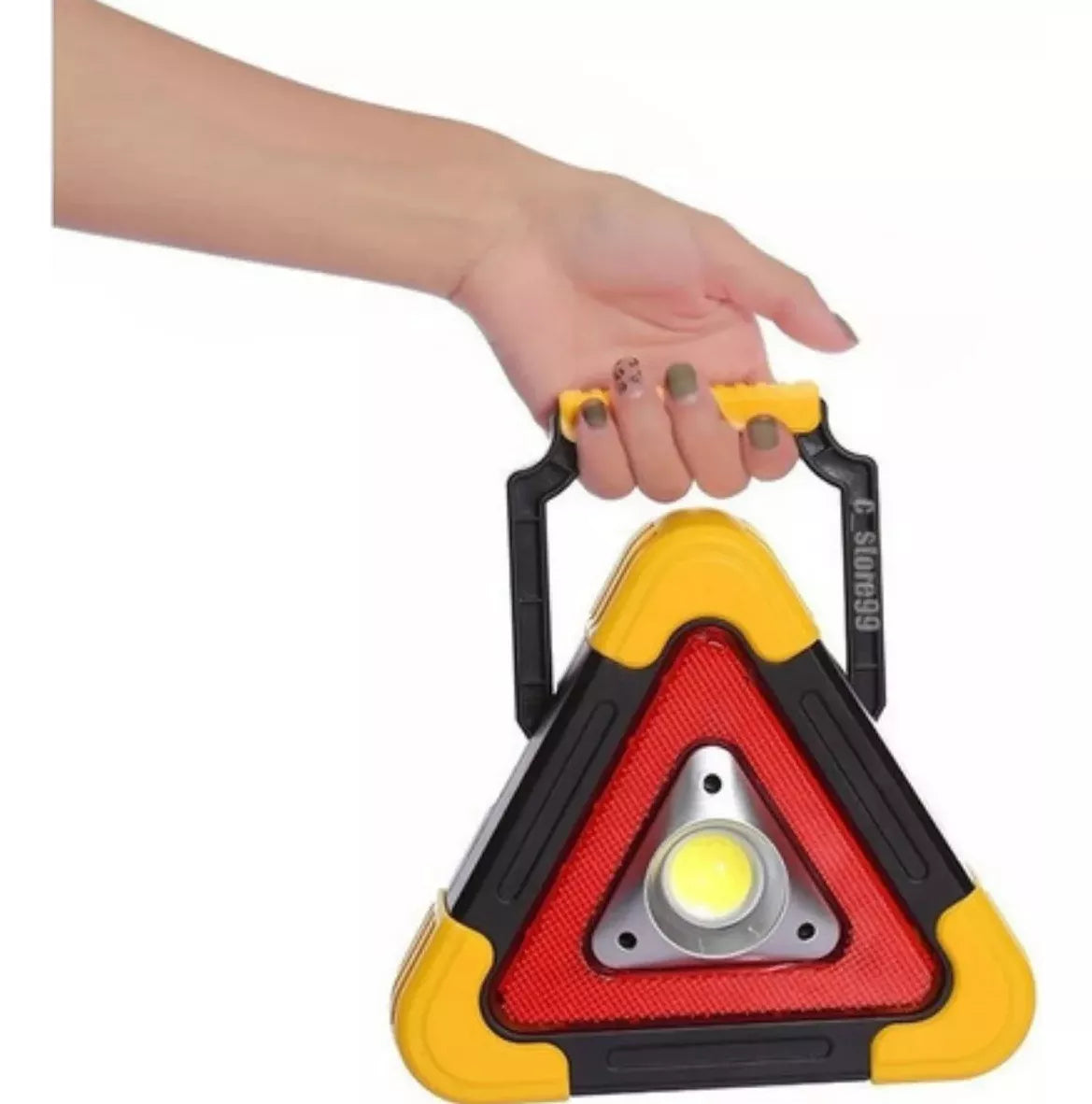 TRIÁNGULO DE SEGURIDAD LED PARA CARRETERA – ENVÍO GRATIS 🇨🇴