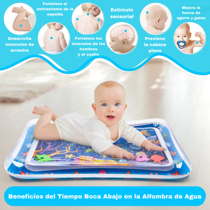 TAPETE DE AGUA INTERACTIVO PARA BEBÉS - ENVÍO GRATIS 🇨🇴