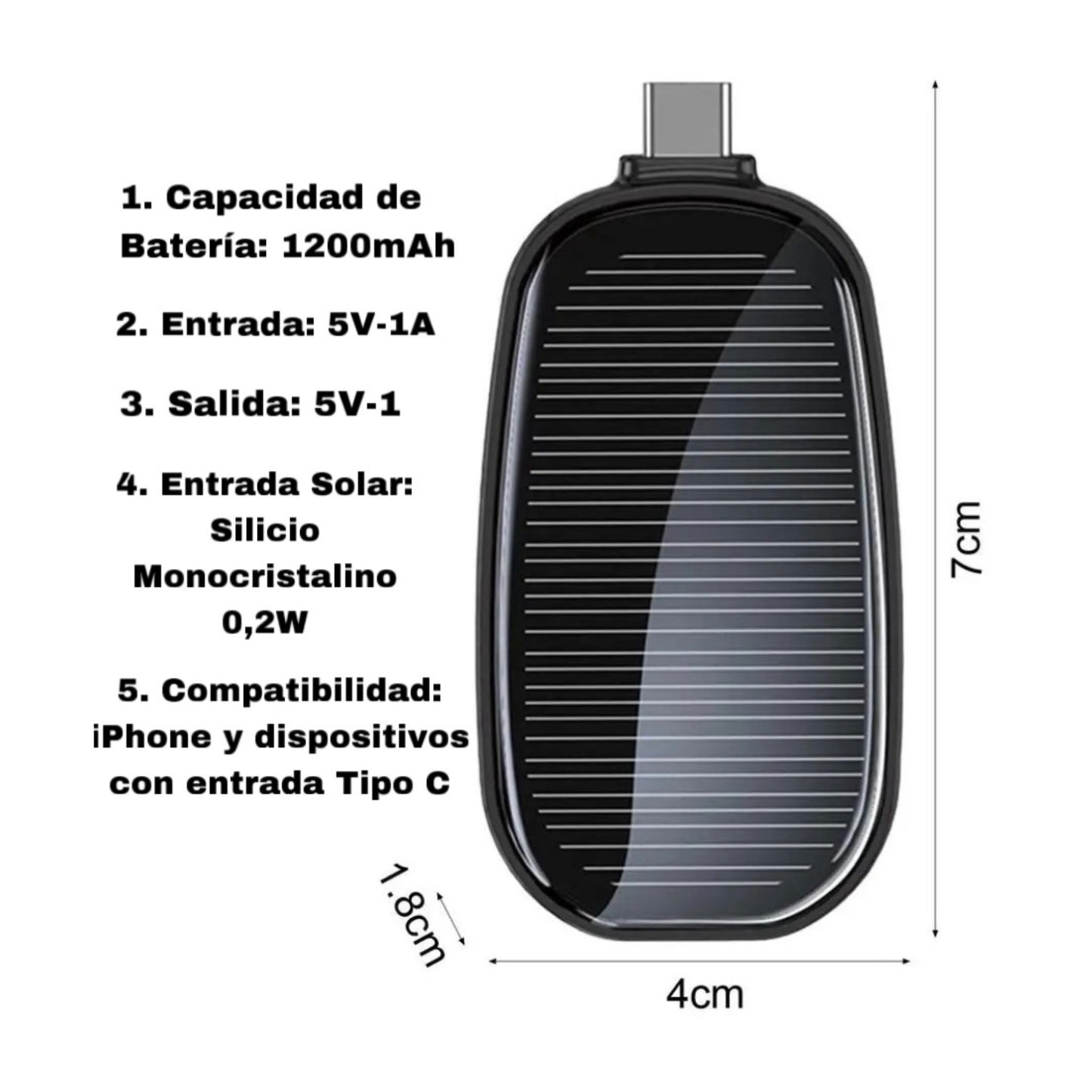 CARGADOR SOLAR PORTATIL PARA CELULAR - ENVÍO GRATIS 🇨🇴