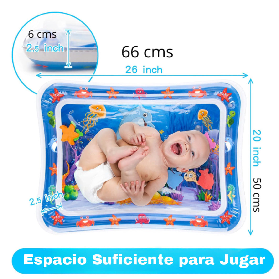 TAPETE DE AGUA INTERACTIVO PARA BEBÉS - ENVÍO GRATIS 🇨🇴