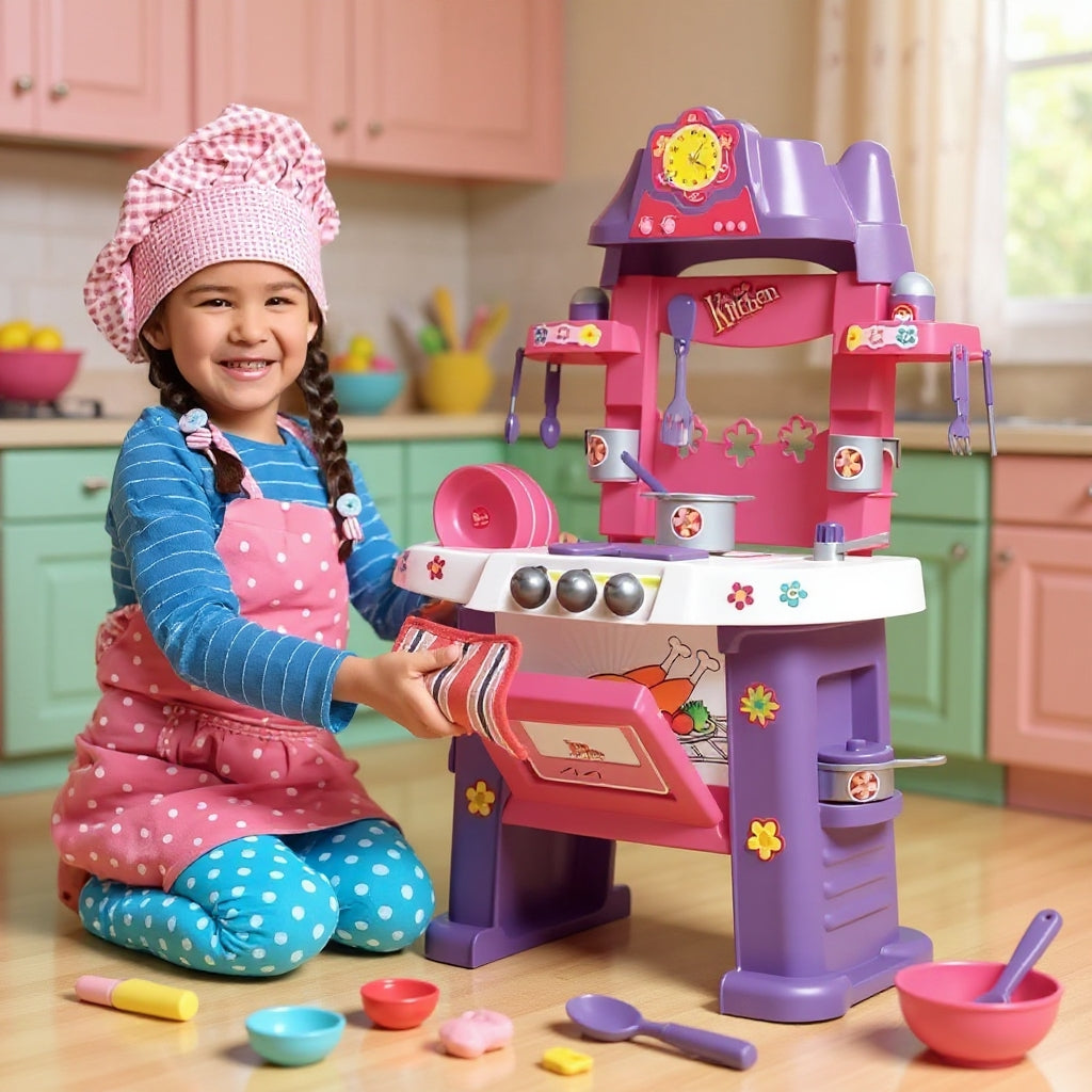 COCINA INFANTIL CON LUCES Y SONIDOS - ÚLTIMAS UNIDADES DISPONIBLES - ENVÍO GRATIS 🇨🇴