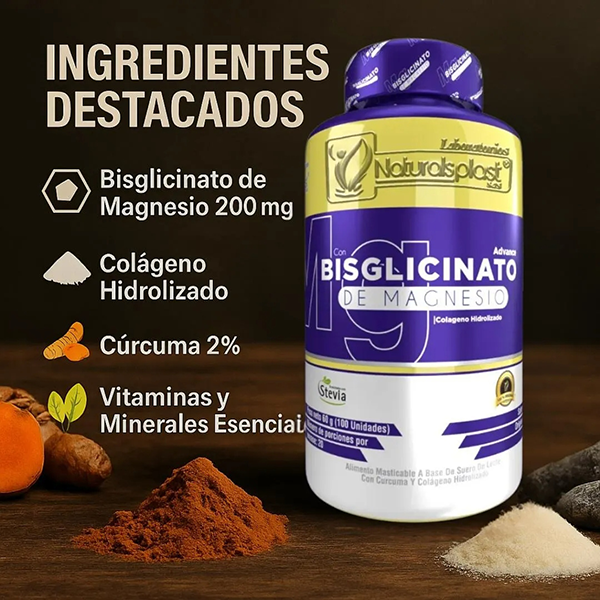 BISGLICINATO DE MAGNESIO - RECUPERA TU EQUILIBRIO -  ENVÍO GRATIS 🇨🇴