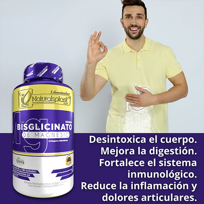 BISGLICINATO DE MAGNESIO - RECUPERA TU EQUILIBRIO -  ENVÍO GRATIS 🇨🇴