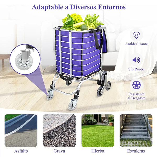 CARRITO DE COMPRAS PARA ESCALERAS - ENVÍO GRATIS 🇨🇴