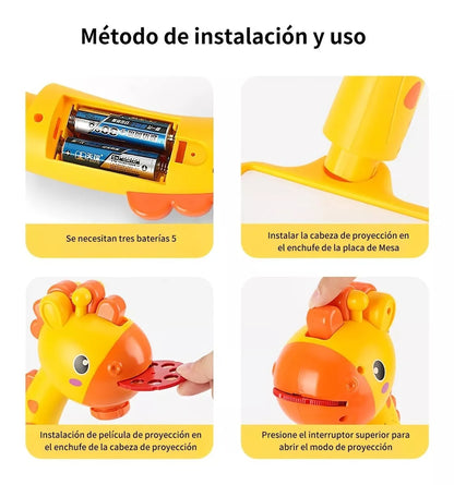 MESA DE DIBUJO INFANTIL CON PROYECTOR - ENVÍO GRATIS 🇨🇴