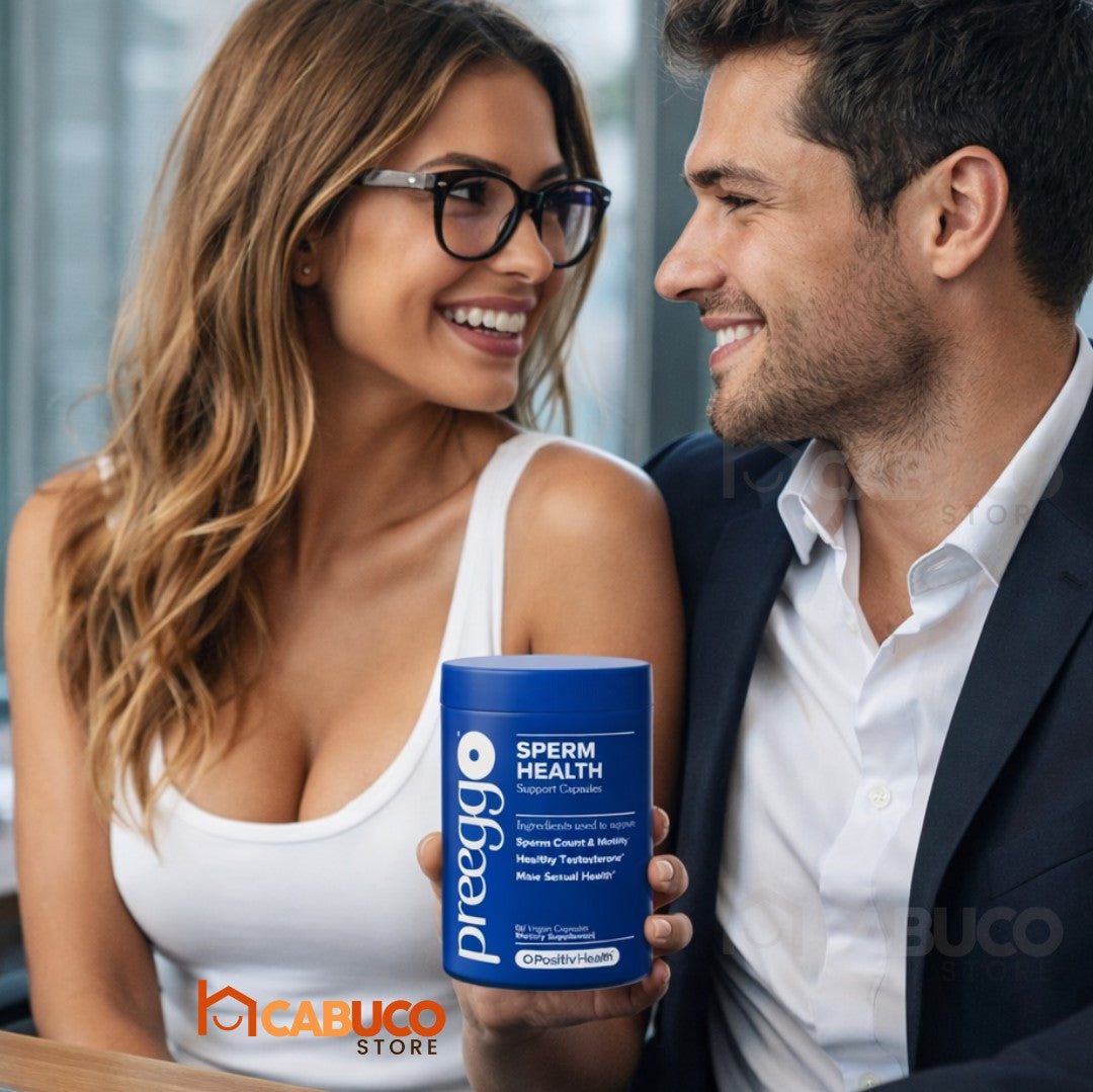 SPERM HEALTH PREGGO – SALUD MASCULINA – ENERGÍA, CALIDAD ESPERMÁTICA Y VITALIDAD – ENVÍO GRATIS 🇨🇴