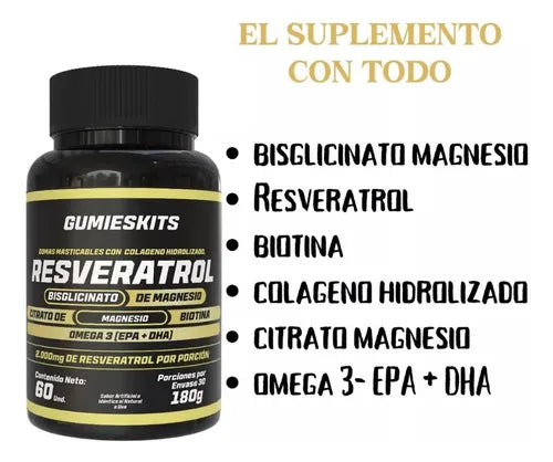 RESVERATROL – EL SECRETO ANTI-EDAD QUE REVITALIZA TU JUVENTUD – ENVÍO GRATIS 🇨🇴