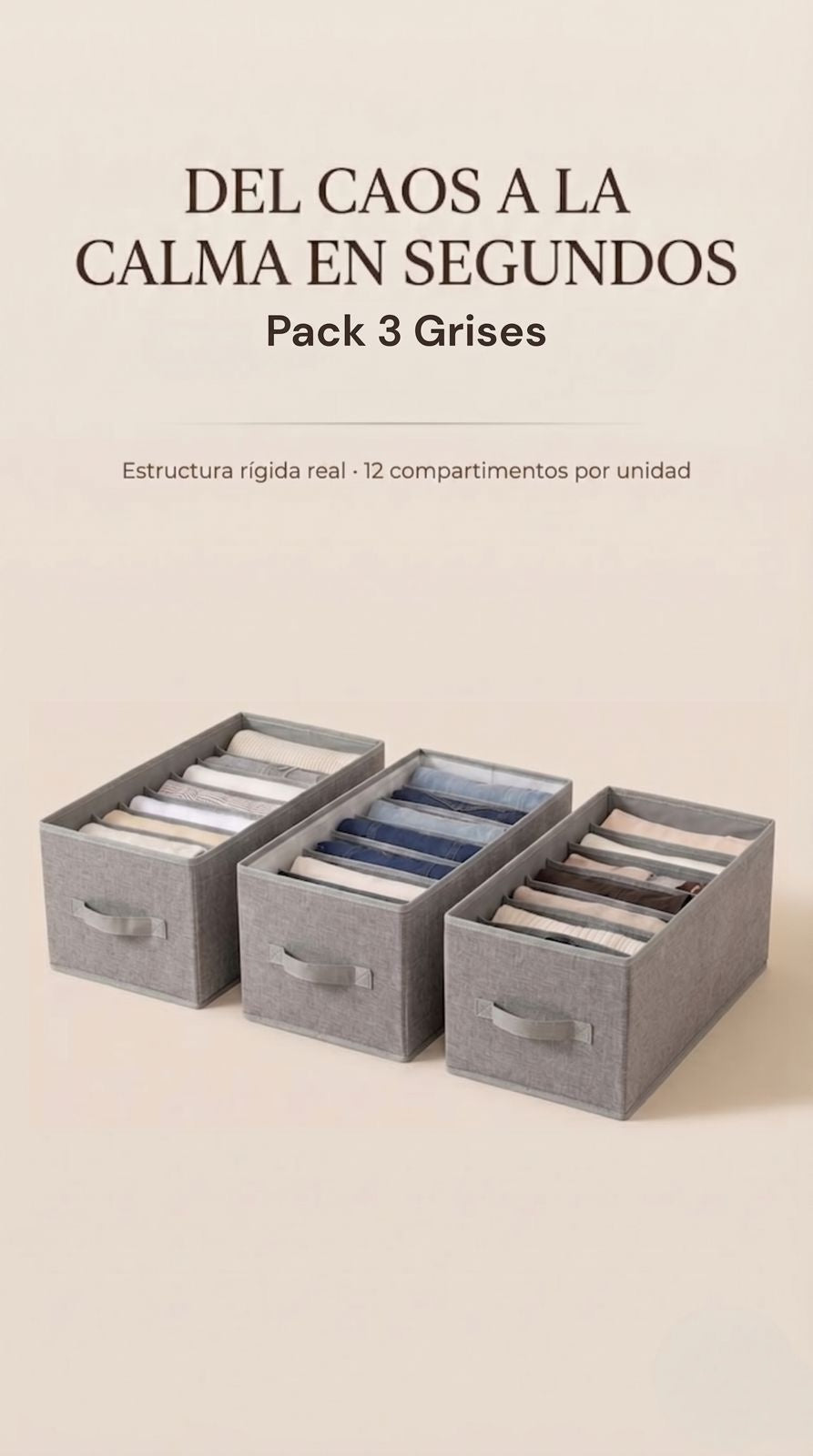 SET ORGANIZADOR PLEGABLE RÍGIDO 9 COMPARTIMENTOS - ¡COMPRA 1 Y LLÉVATE 3 + ENVÍO GRATIS! 🚚 (Copia)