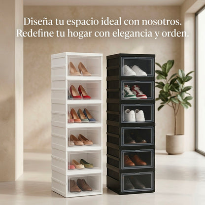 ORGANIZADOR DE ZAPATOS PLEGABLE PREMIUM – MÁXIMO AHORRO DE ESPACIO | ENVÍO GRATIS Y PAGO CONTRAENTREGA 🇨🇴