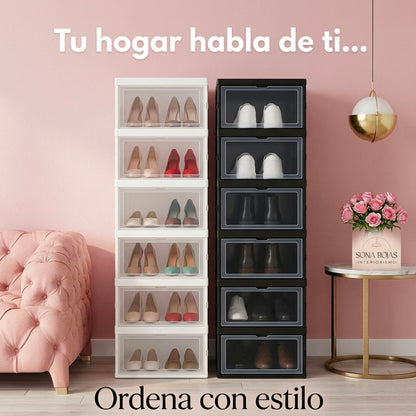 ORGANIZADOR DE ZAPATOS PLEGABLE PREMIUM – MÁXIMO AHORRO DE ESPACIO | ENVÍO GRATIS Y PAGO CONTRAENTREGA 🇨🇴