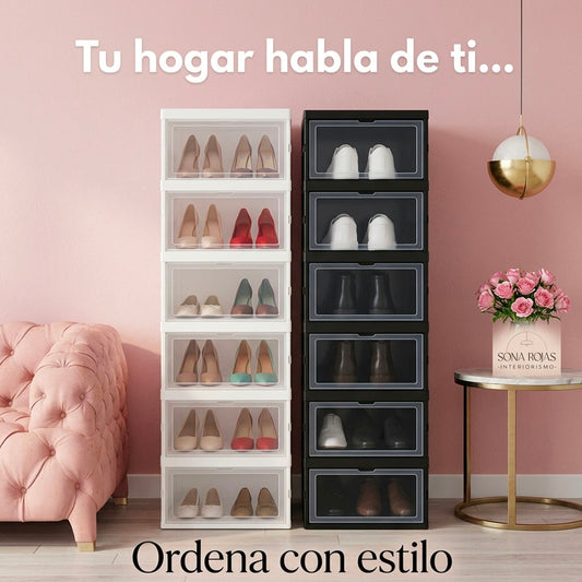 ORGANIZADOR DE ZAPATOS PLEGABLE PREMIUM – MÁXIMO AHORRO DE ESPACIO | ENVÍO GRATIS Y PAGO CONTRAENTREGA 🇨🇴