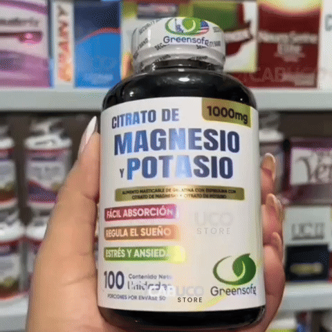 CITRATO DE POTASIO Y MAGNESIO – EQUILIBRIO MUSCULAR Y ENERGÍA – SOPORTE NERVIOSO Y ELECTROLÍTICO – ENVÍO GRATIS 🇨🇴