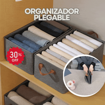 ORGANIZADOR PLEGABLE PARA ROPA - ¡COMPRA 1 Y LLEVA 2! - ENVÍO GRATIS 🇨🇴