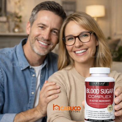 BLOOD SUGAR COMPLEX – CONTROL NATURAL DEL AZÚCAR – BIENESTAR DIARIO – FÁCIL DE TOMAR – ENVÍO GRATIS 🇨🇴
