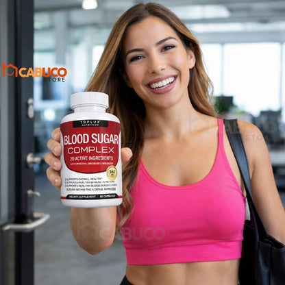 BLOOD SUGAR COMPLEX – CONTROL NATURAL DEL AZÚCAR – BIENESTAR DIARIO – FÁCIL DE TOMAR – ENVÍO GRATIS 🇨🇴