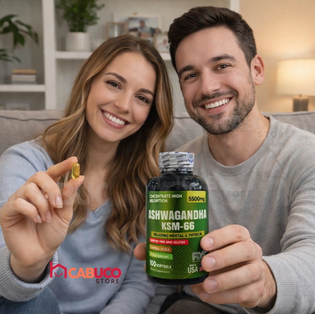 ASHWAGANDHA ORIGINAL KSM-66 x100 – MENOS ESTRÉS, MÁS ENFOQUE Y ENERGÍA REAL – APOYO INTEGRAL CUERPO Y MENTE – ENVÍO GRATIS 🇨🇴