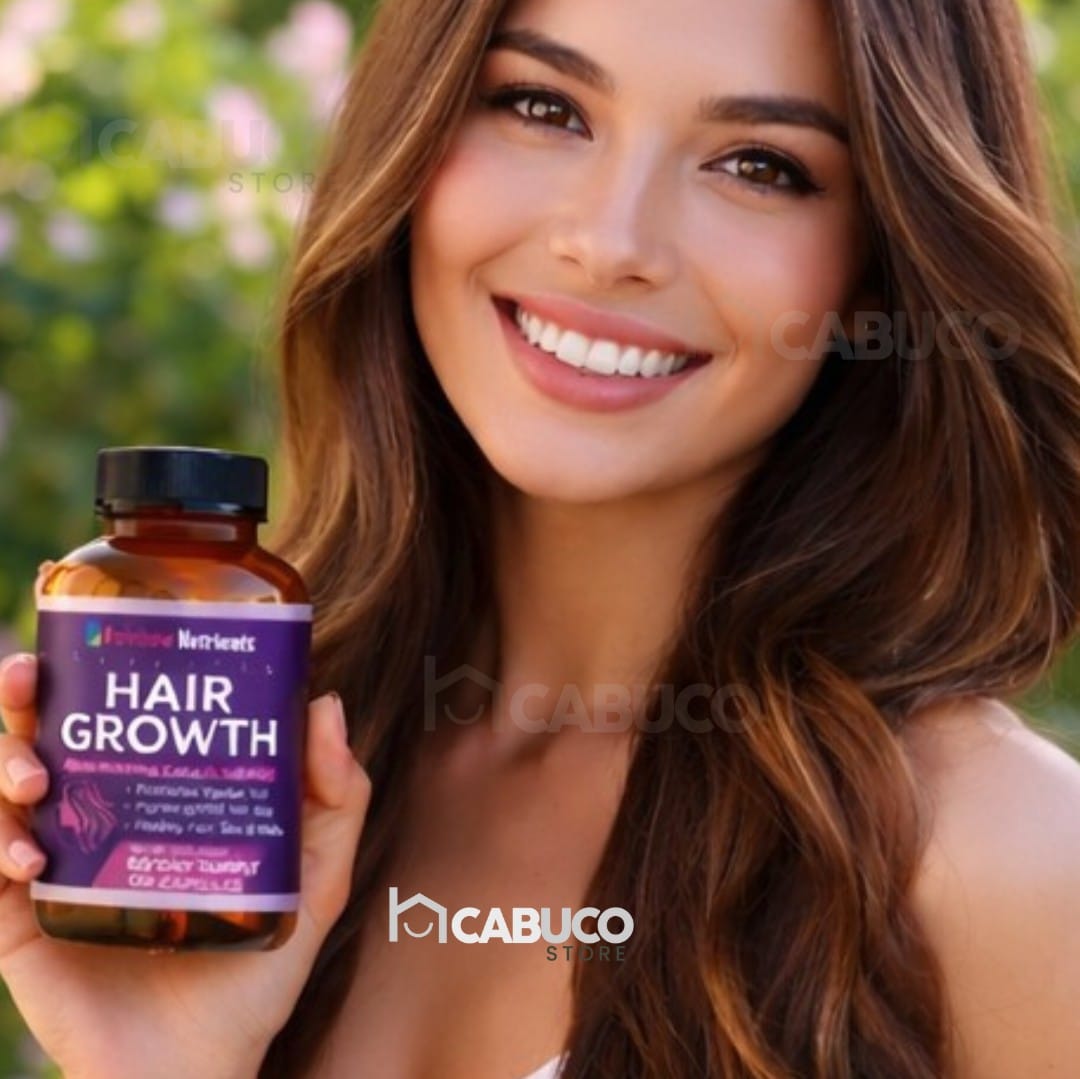 HAIR GROWTH – TRATAMIENTO VITAMÍNICO PARA EL CRECIMIENTO DEL CABELLO – BIOTINA + COLÁGENO – FÓRMULA 3 EN 1 – ENVÍO GRATIS 🇨🇴