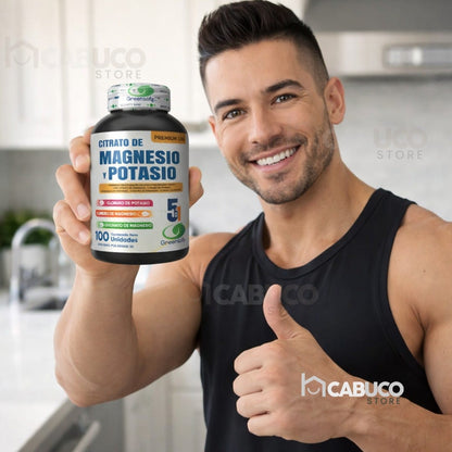 CITRATO DE POTASIO Y MAGNESIO – EQUILIBRIO MUSCULAR Y ENERGÍA – SOPORTE NERVIOSO Y ELECTROLÍTICO – ENVÍO GRATIS 🇨🇴