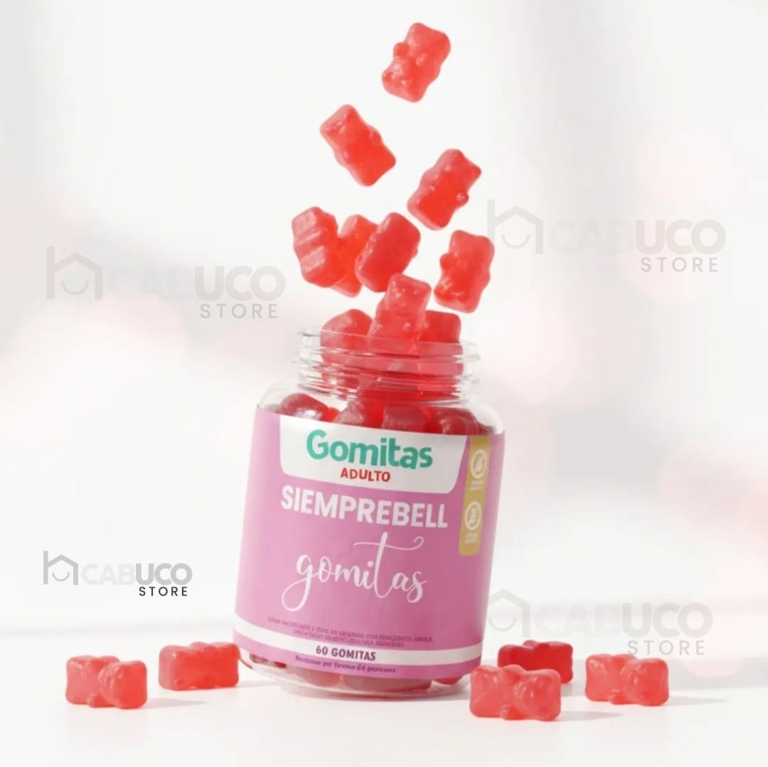 SIEMPREBELL GOMITAS ADULTO – EQUILIBRIO HORMONAL FEMENINO – ENERGÍA, BELLEZA Y CURVAS NATURALES – ENVÍO GRATIS 🇨🇴