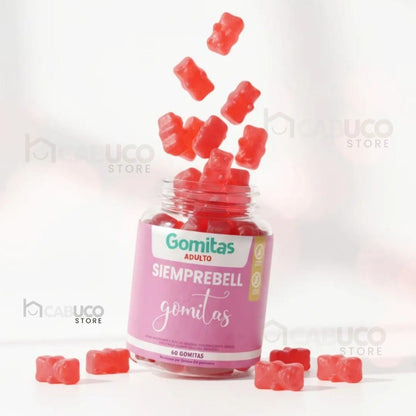 SIEMPREBELL GOMITAS ADULTO – EQUILIBRIO HORMONAL FEMENINO – ENERGÍA, BELLEZA Y CURVAS NATURALES – ENVÍO GRATIS 🇨🇴