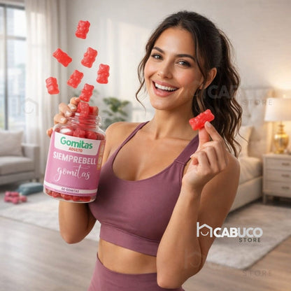 SIEMPREBELL GOMITAS ADULTO – EQUILIBRIO HORMONAL FEMENINO – ENERGÍA, BELLEZA Y CURVAS NATURALES – ENVÍO GRATIS 🇨🇴