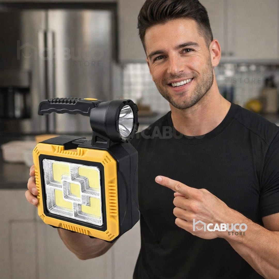 LINTERNA SOLAR MULTIFUNCIONAL CON KIT DE HERRAMIENTAS – LUZ POTENTE Y POWER BANK | ENVÍO GRATIS 🇨🇴