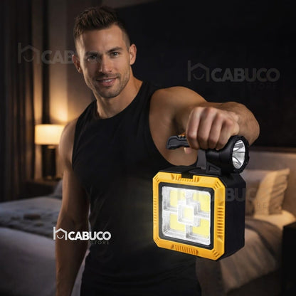 LINTERNA SOLAR MULTIFUNCIONAL CON KIT DE HERRAMIENTAS – LUZ POTENTE Y POWER BANK | ENVÍO GRATIS 🇨🇴