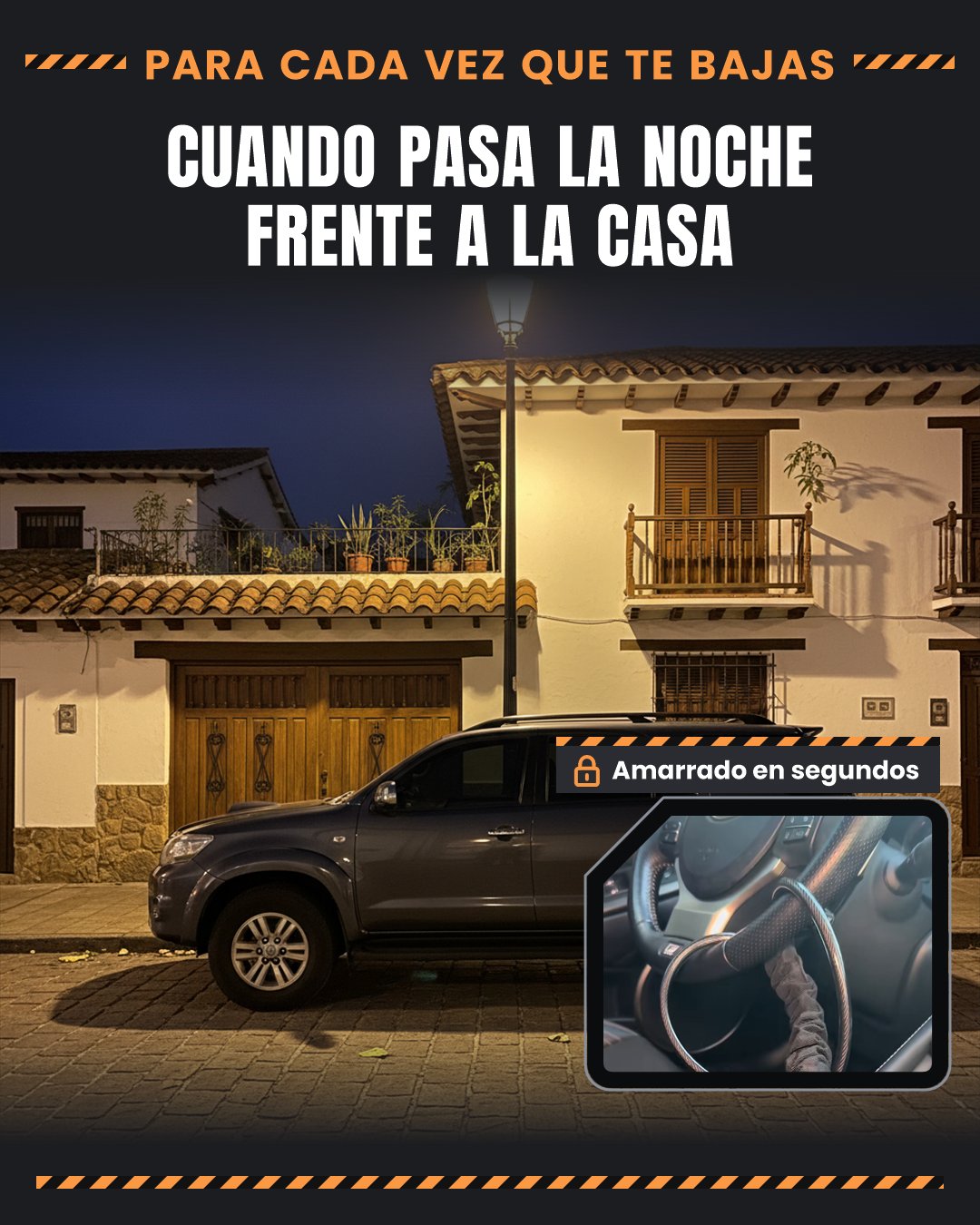 Cuando pasa la noche frente a la casa