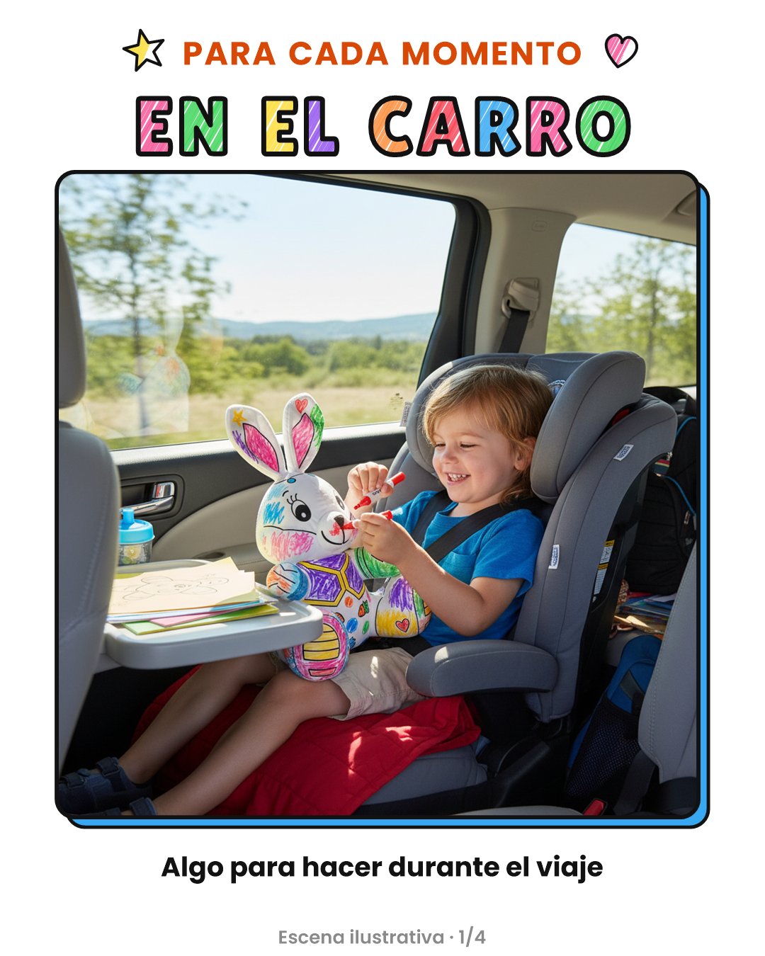 En el carro: algo para hacer durante el viaje